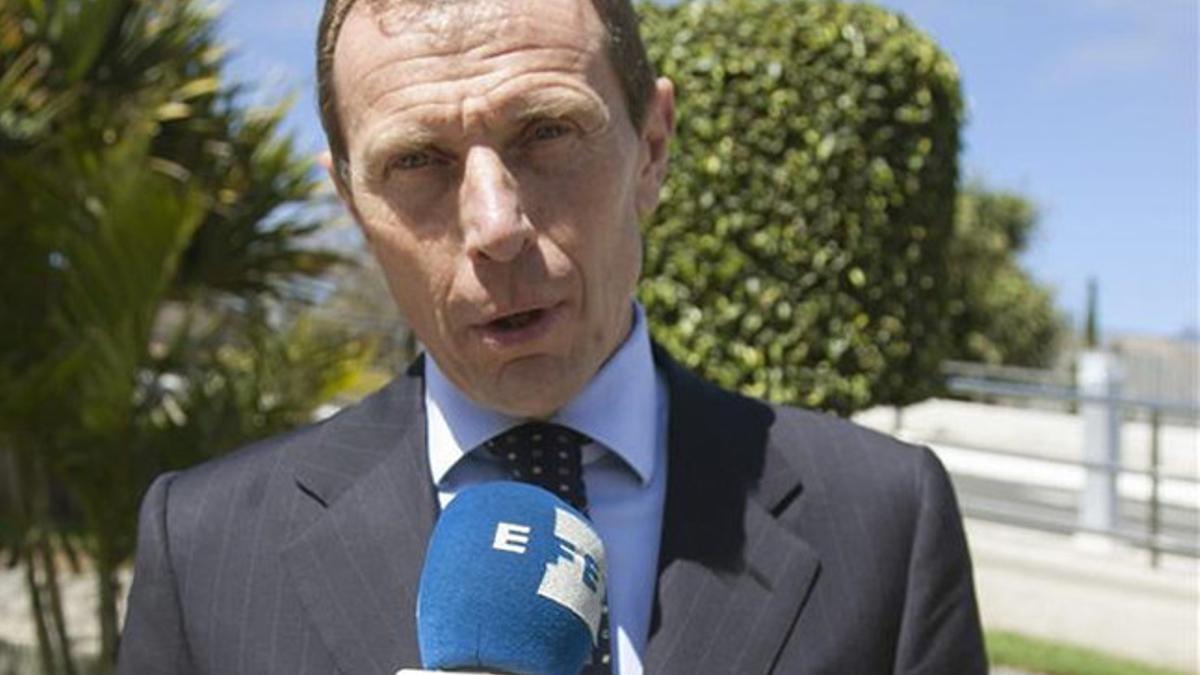 Butragueño echó la culpa de los malos resultados a la lesión y la falta de suerte