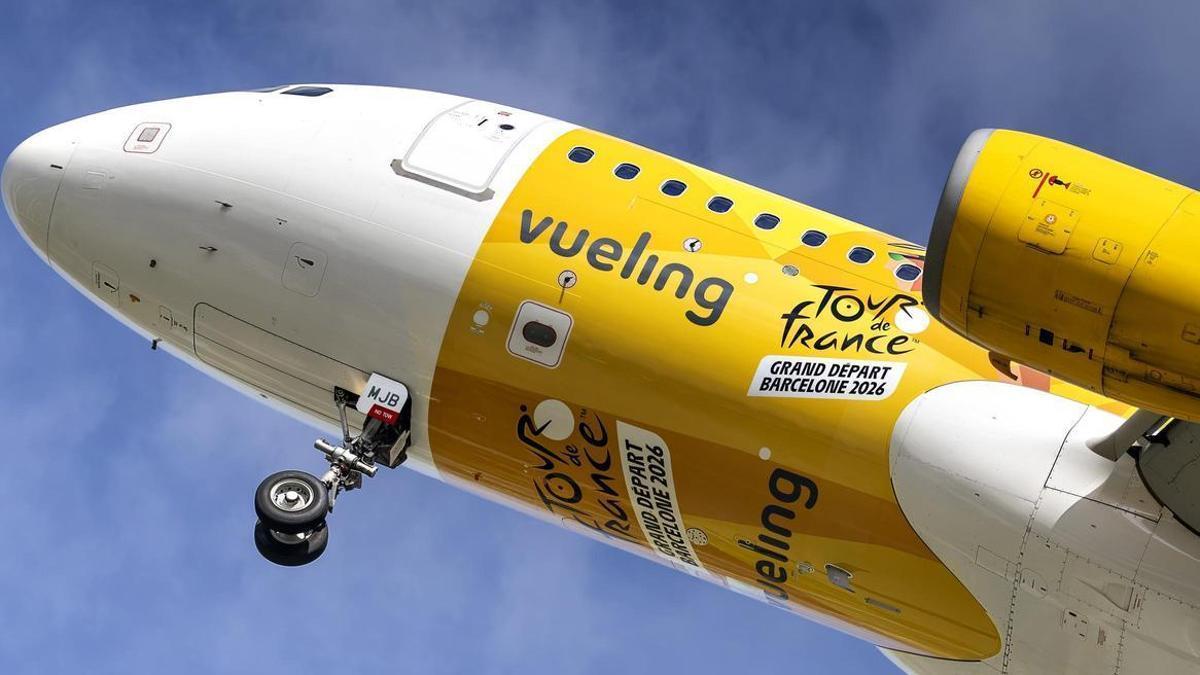 El avión del Tour de Francia de Vueling supera los 70.000 pasajeros antes del Grand Départ de Barcelona