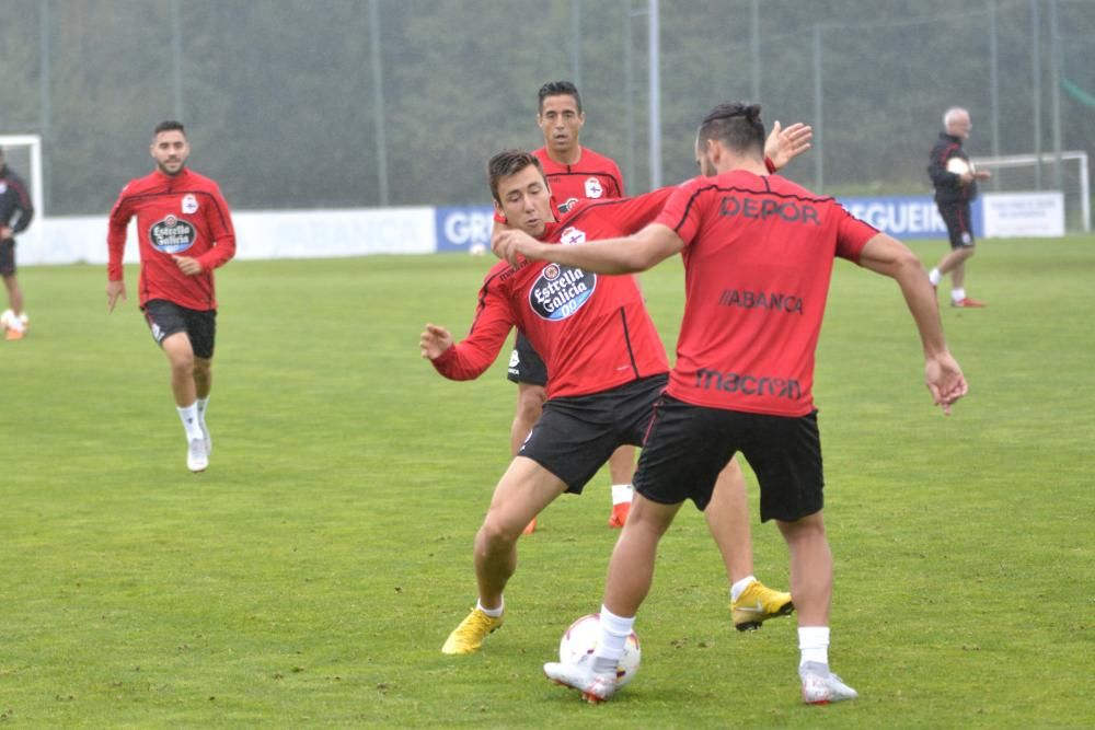 El Dépor prepara el partido contra el Granada