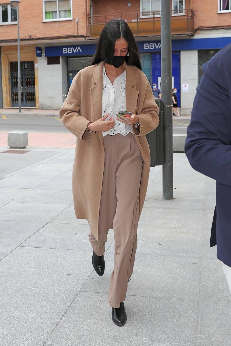 Victoria Federica en el bautizo de la hija de María García de Jaime y Tomás Páramo