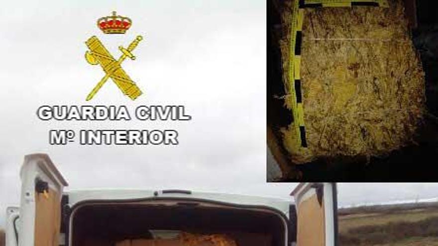 Detenida una mujer cerca de Navalmoral con 730 kilos de hoja de tabaco