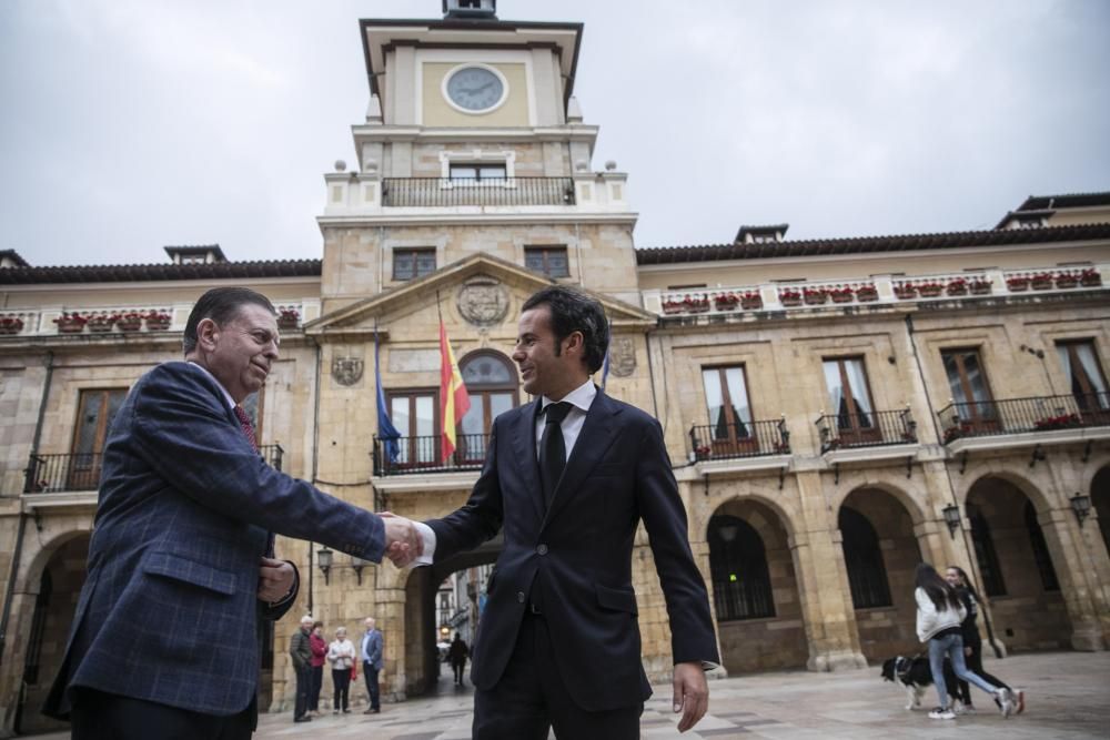 Pleno de elección de Alfredo Canteli