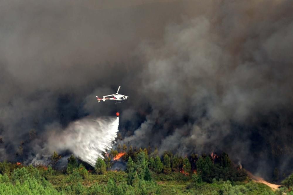 Incendio en Castroagudín