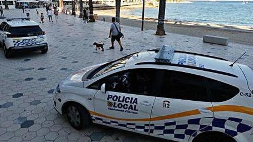 Dispositivo policial en ses Figueretes para la noche de San Juan.