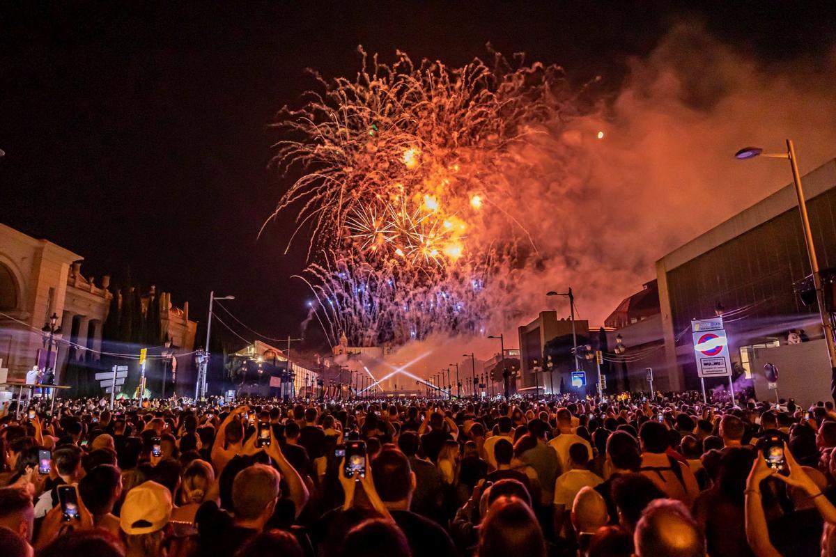 El Piromusical cierra la Mercè a ritmo de Sónar