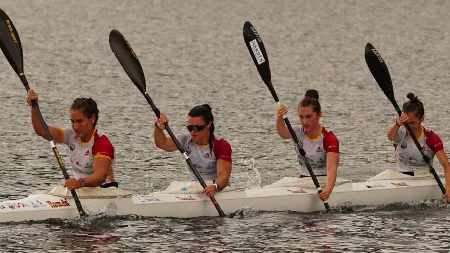 Regata del Lago de Sanabria: el K4 español de Pedruelo gana el Trofeo Internacional