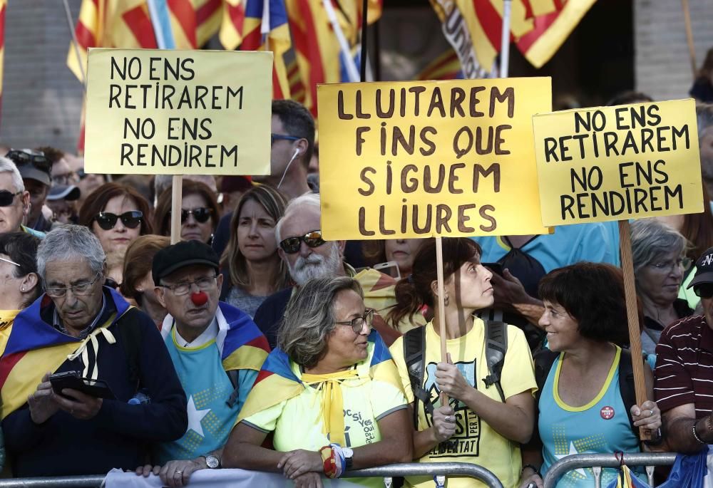 El independentismo se manifiesta en Barcelona