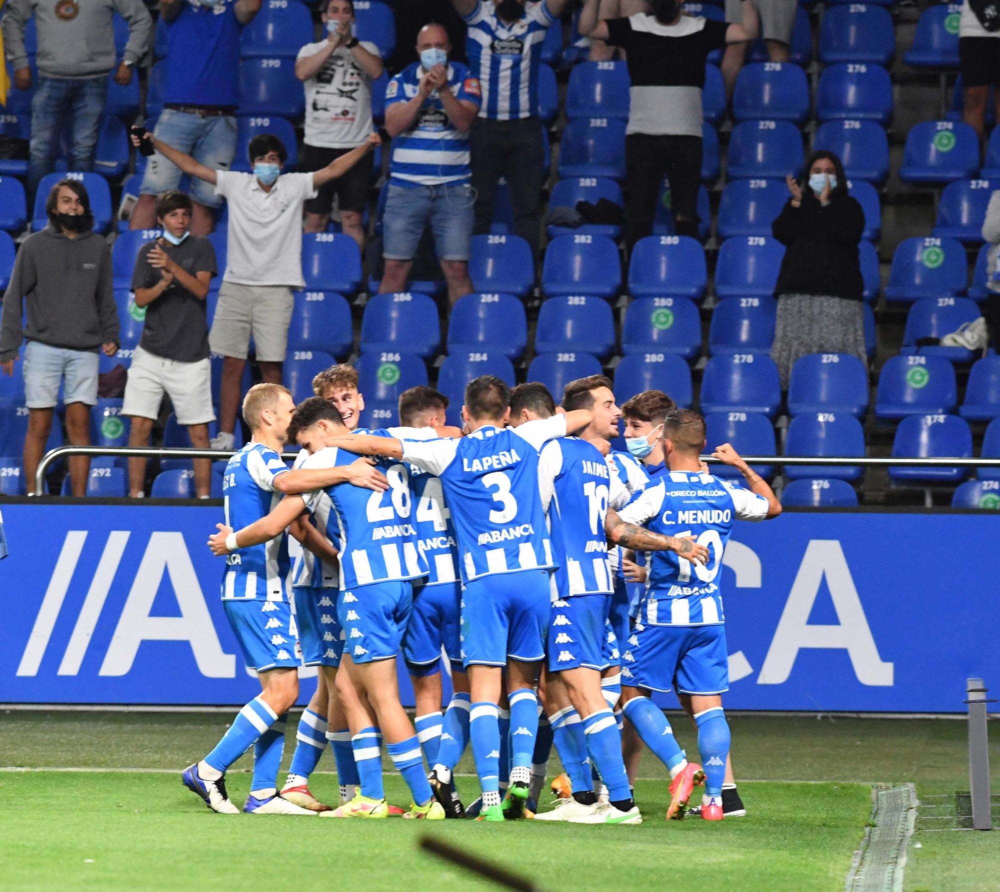 El Dépor golea al Celta B en Riazor