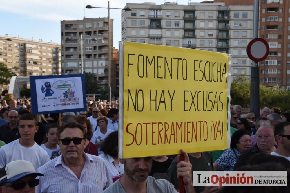 Manifestación por el Soterramiento en Murcia