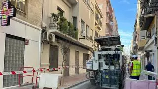 La calle Major del Pla en Elche se cerrará al tráfico la próxima semana por las obras de asfaltado