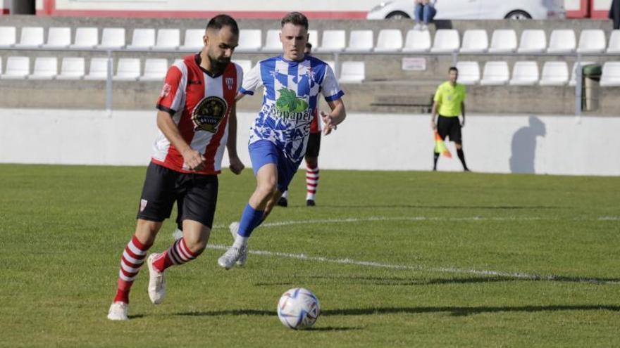 Javi, del Céltiga, durante el encuentro ante el Cutlural Areas. |  // I. A.