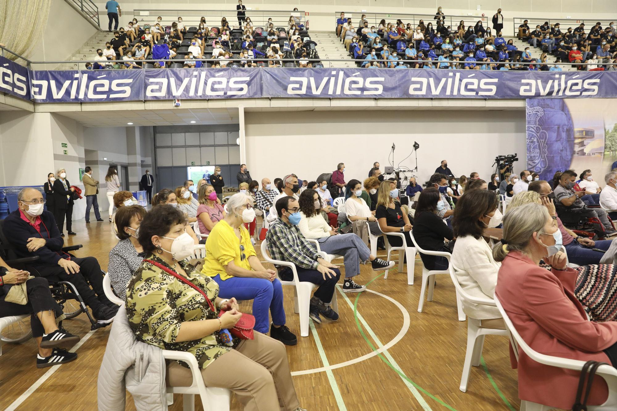 Teresa Perales, en Avilés