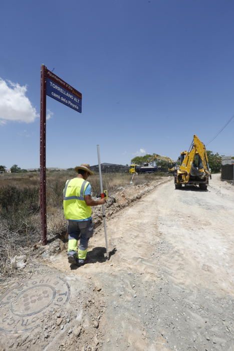 Las obras del carril bici al Parque Empresarial, e