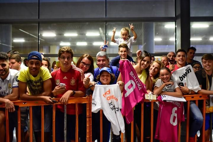 LLegada del Madrid al Aeropuerto de Gran Canaria