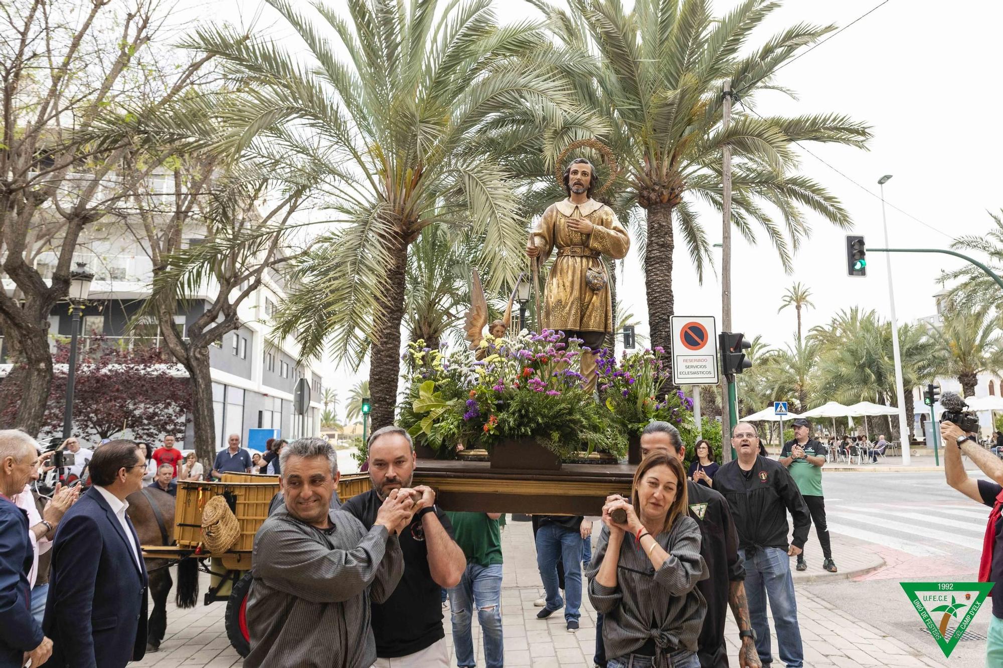 Fervor en el Camp d'Elx con Isidro