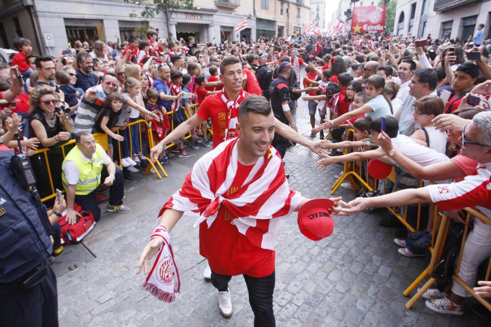 Rua de celebració de l'ascens del Girona