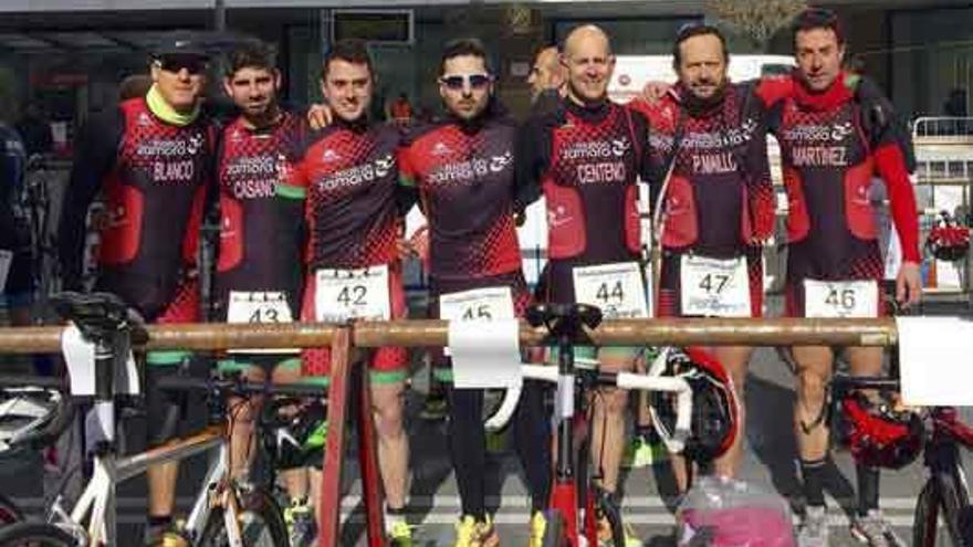 Alfonso Martínez, de Triatlón Zamora, roza el podio en el Duatlón de Salamanca