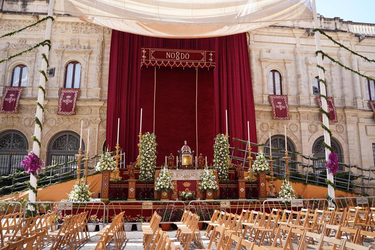 Las mejores imágenes de la víspera del Corpus Christi en Sevilla