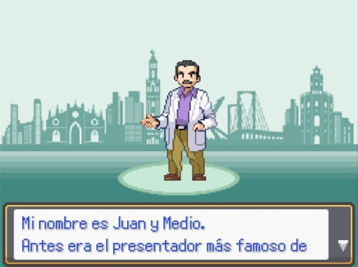 Juan y Medio es el profesor Pokémon