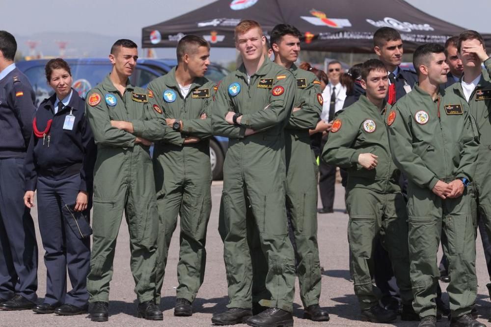 Presentación de la nueva temporada de las patrullas acrobáticas del Ejército del Aire en San Javier