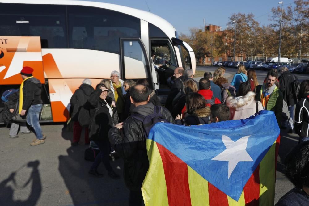 Centenars de gironins van camí de Brussel·les