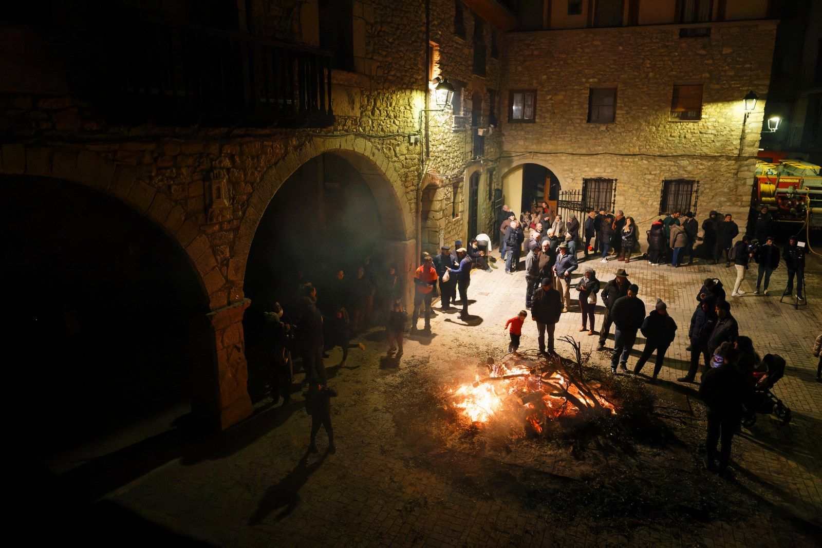 Las imágenes del remate de Sant Antoni en Portell