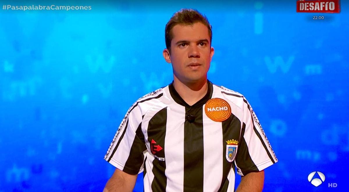 Nacho Mangut en 'Pasapalabra'.