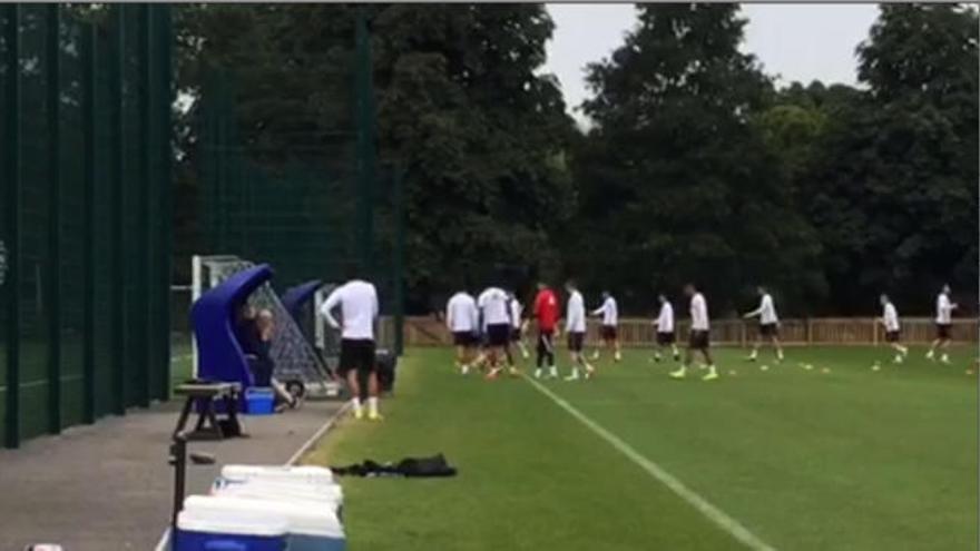 Parejo no entrena con el equipo