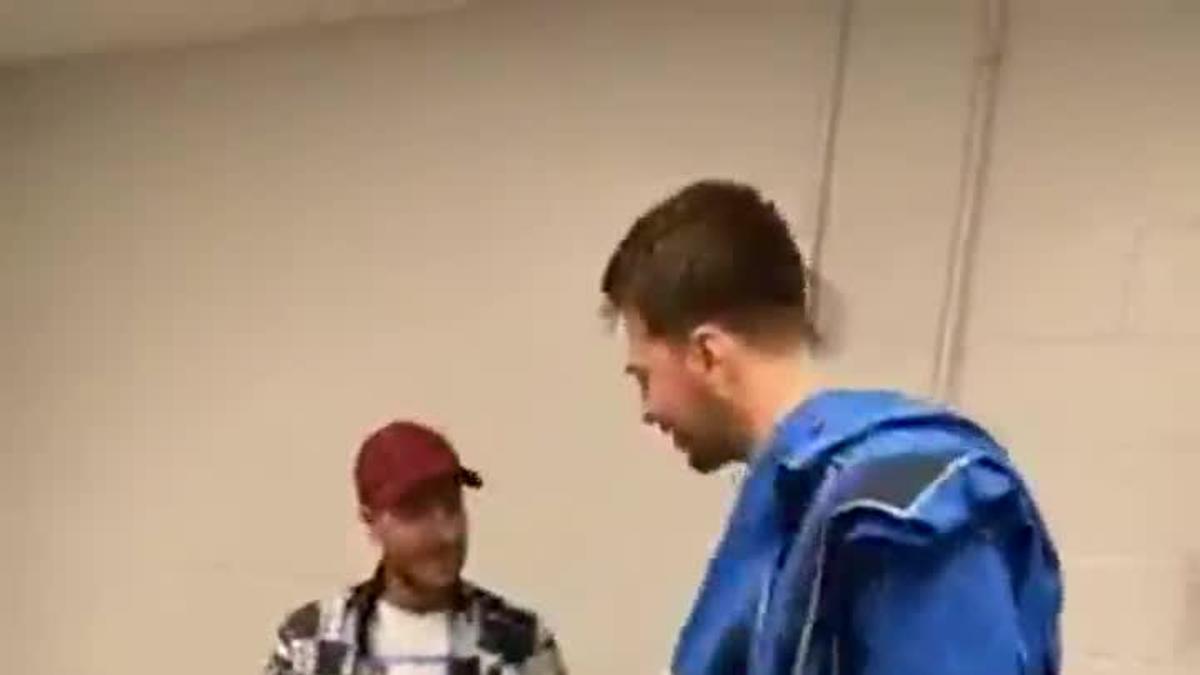 Esta es la diferencia de altura entre Hazard y Luka Doncic