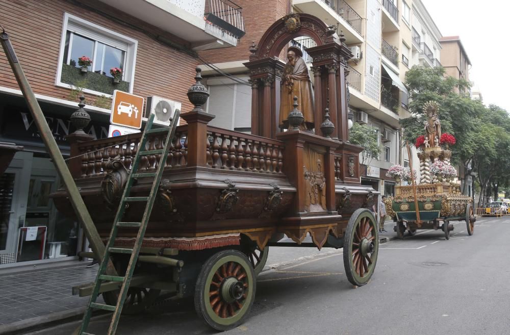 Las Rocas, en las Alameditas, a la espera de su traslado