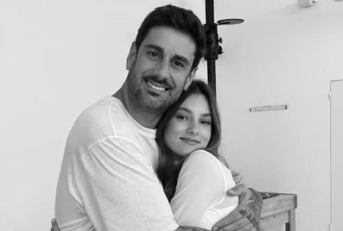 Melendi y su hija Carlota, en una foto subida a Instagram. |