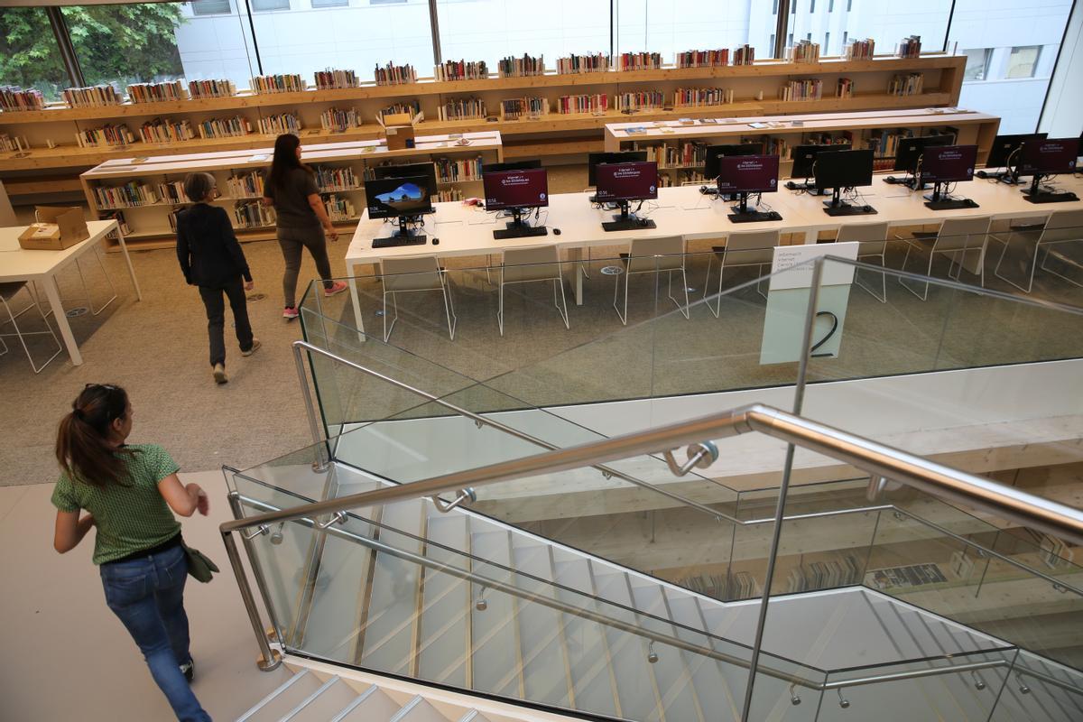 La nueva biblioteca García Márquez, en Sant Martí de Provençals, en un edificio espectacular