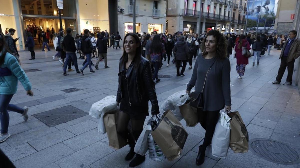 Compras en el Black Friday del 2016.