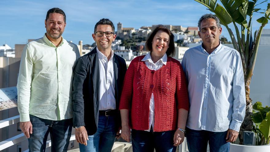 Juan Flores, Rubén Sousa y Carmen Domínguez se unen a Rafa Triguero en el Ayuntamiento de Ibiza