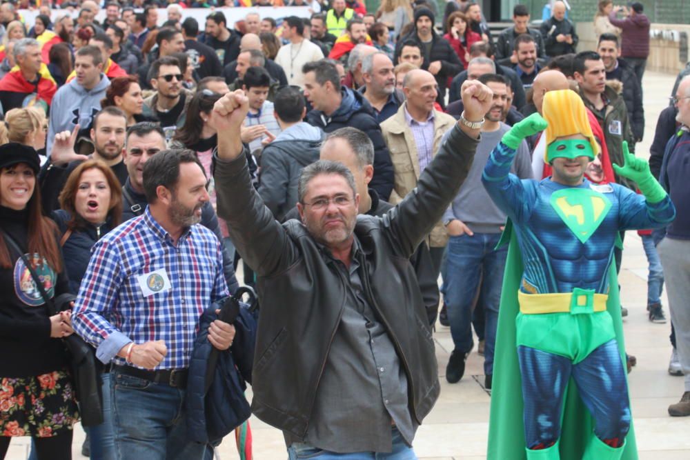 Manifestación de Jusapol en Málaga