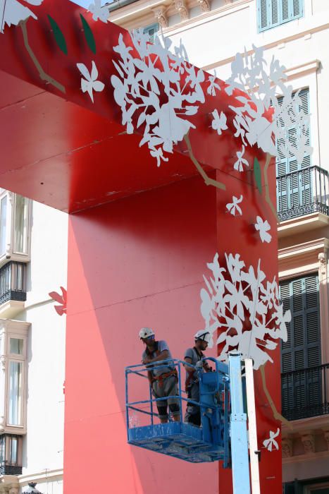 Portada de la Feria de Málaga desde 2015 a 2018.