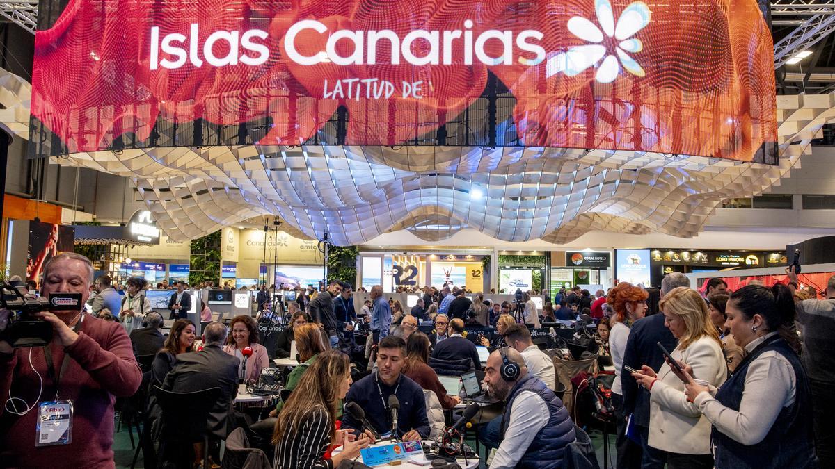 Estand de Islas Canarias en Fitur 2025.