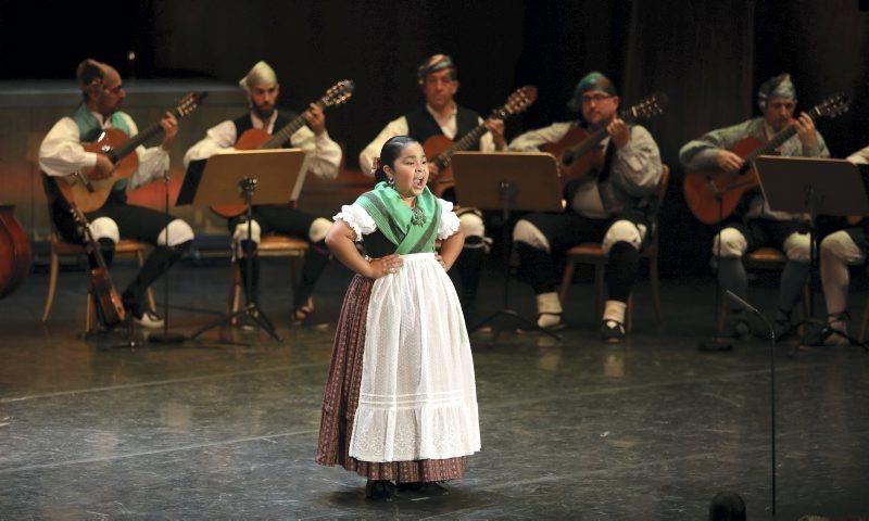 Certamen infantil de jota aragonesa en el Auditorio de Zaragoza