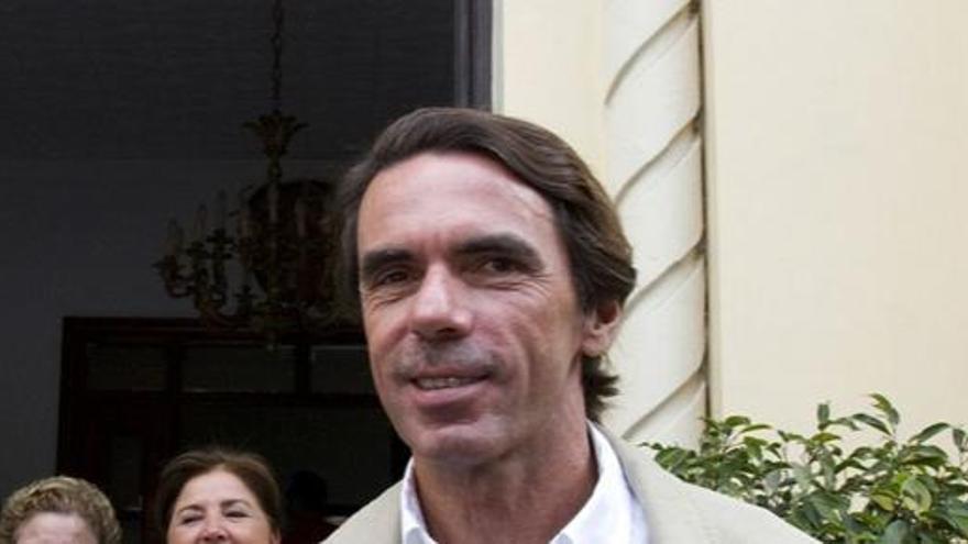 José María Aznar, en una reciente visita a Melilla.