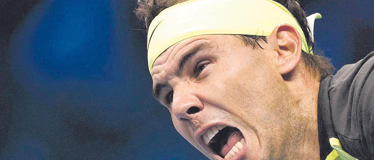 Nadal, el pasado noviembre, durante un partido de las ATP Finals disputada en Turín