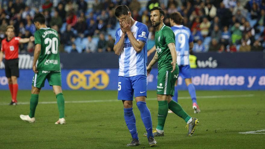 El Málaga CF está muy alejado de su mejor rendimiento.