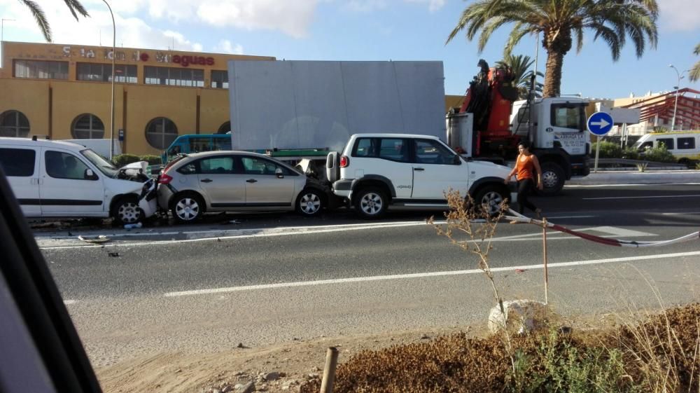 Accidente múltiple en Telde