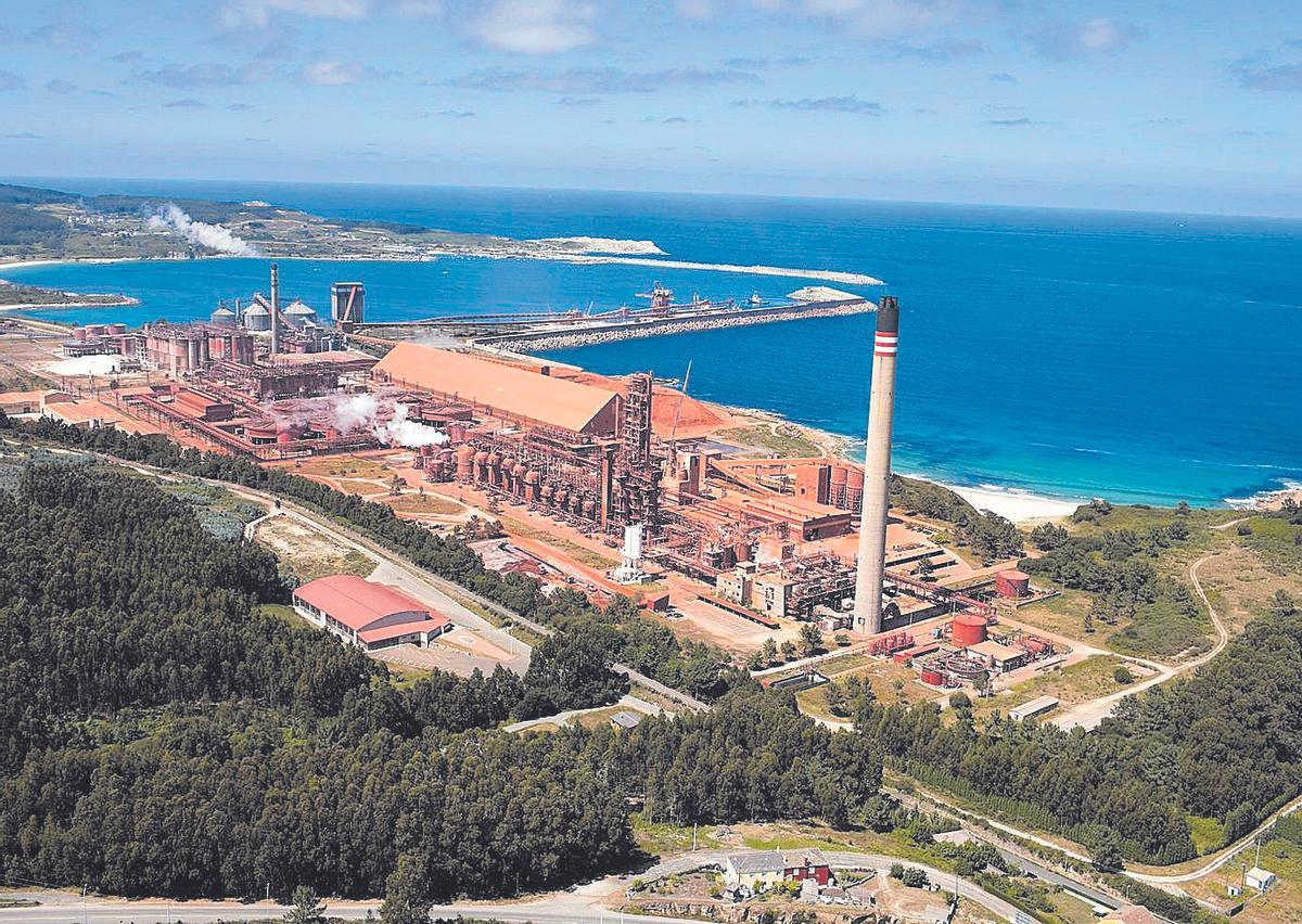 Planta de Alcoa en San Cibrao.