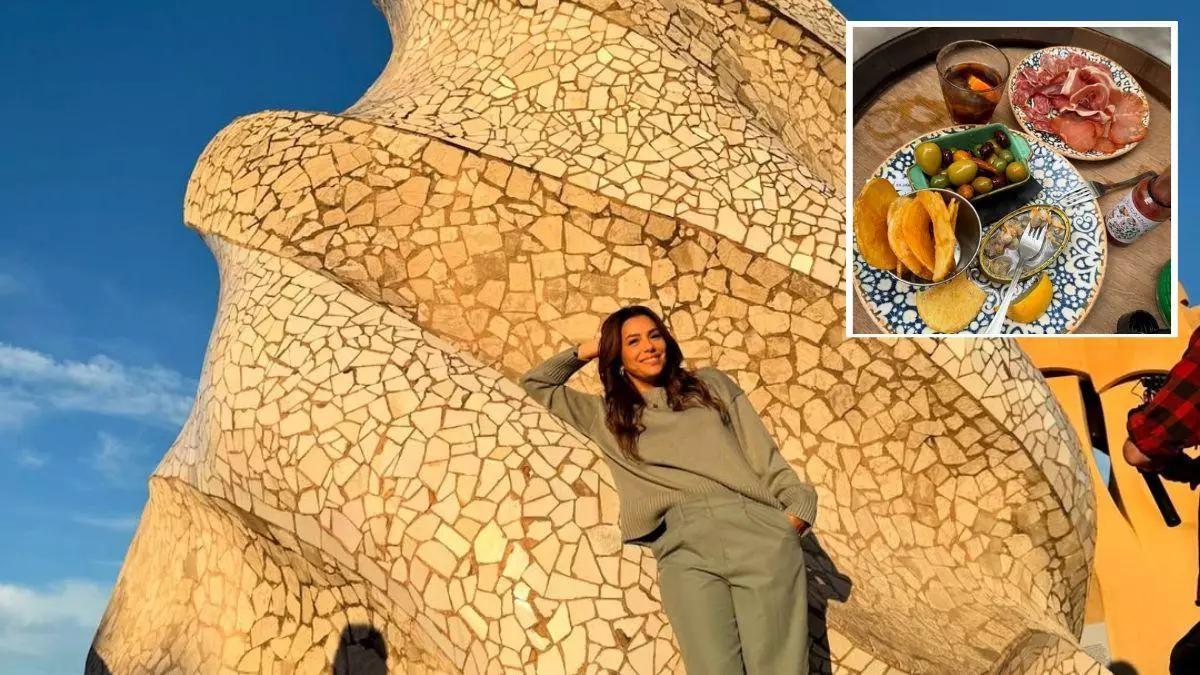 Eva Longoria reconoce la personalidad de Catalunya entre vermut y fuet