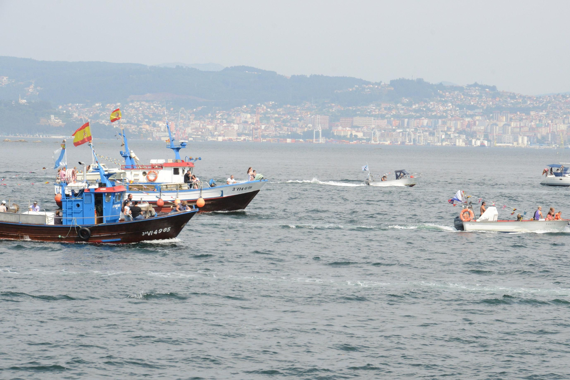 Las celebraciones de la Virgen de Carmen en Cangas