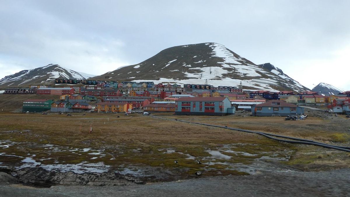 Viviendas de madera en Longyearbyen