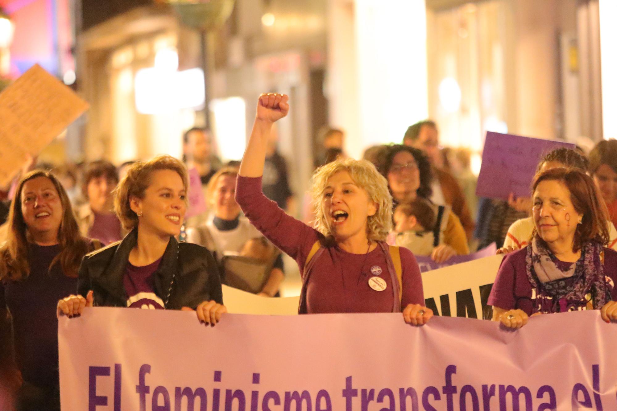 Las mejores imágenes de la manifestación del 8-M en Castellón