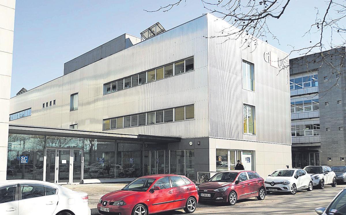 Edificio do Centro Singular de Investigación en Tecnoloxías Intelixentes (CiTIUS) da USC, no Campus Sur