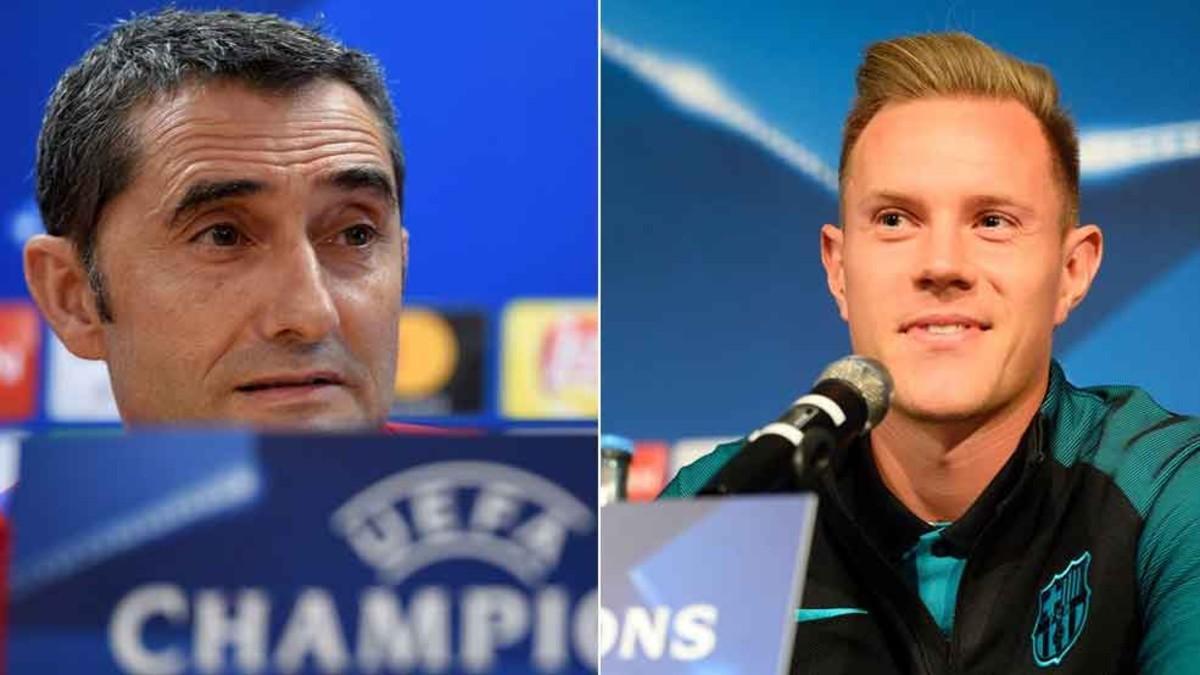 Valverde y Ter Stegen hablarán en rueda de prensa