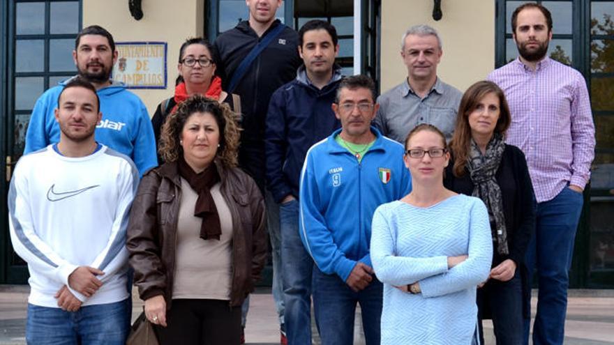 Alcaldes de Almargen, Alameda, Campillos, y Teba junto a algunos concejales en la reunión mantenida este miércoles.